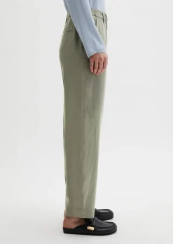 Hose Model Minu barrel aus Lyocell-Leinen-Mix