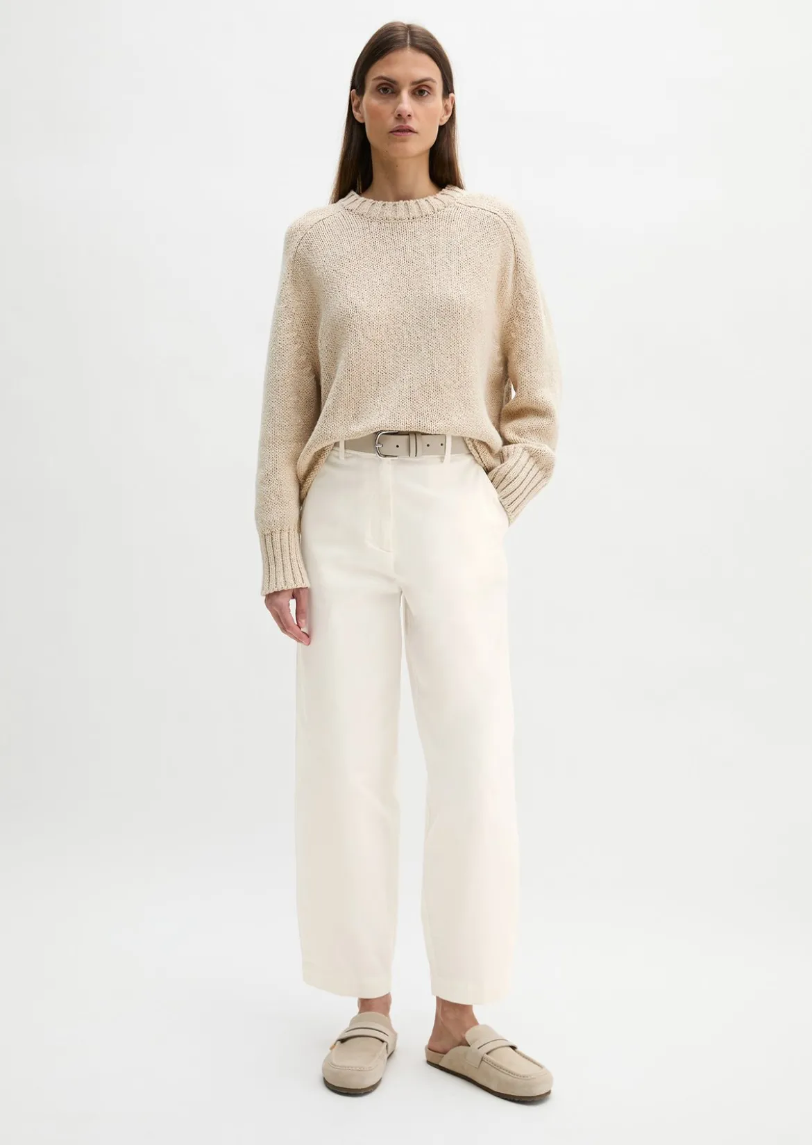 Hose Model Minu barrel aus Organic Cotton-Twill