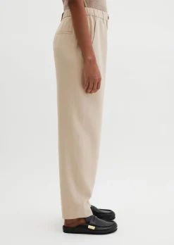 Hose Model Minu barrel aus Lyocell-Leinen-Mix