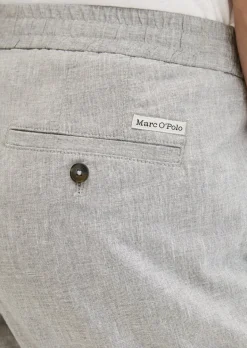 Hose Model Morot Jogger tapered aus Bio-Baumwoll-Leinen-Mix