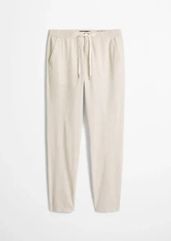 Hose Model Morot Jogger tapered aus Bio-Baumwoll-Leinen-Mix