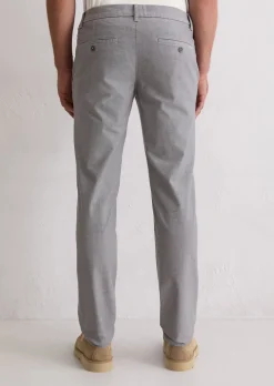 Hose Model Stig Jogger shaped aus Two-Tone Organic Cotton Stretch