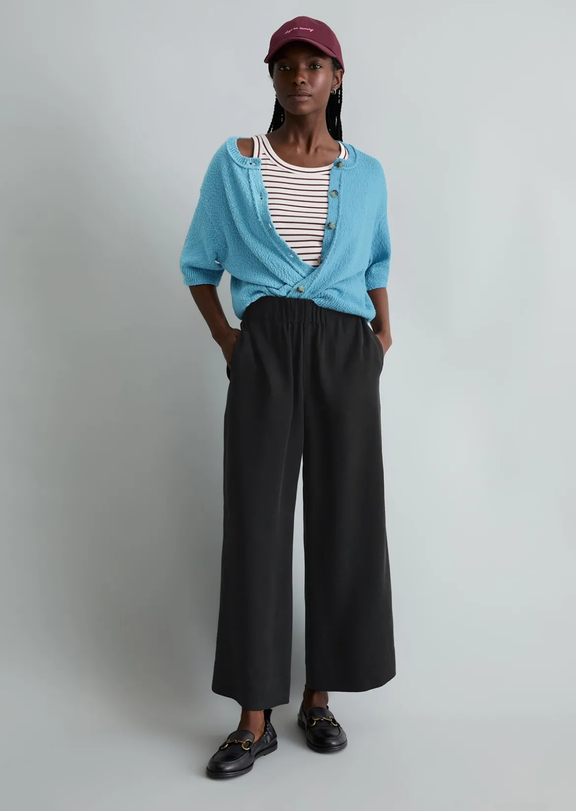 Hose relaxed aus LENZING™ Lyocell