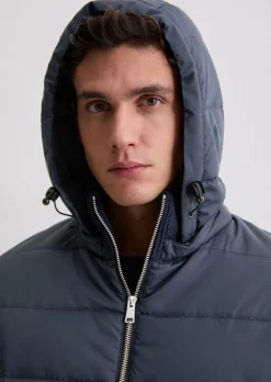 Hybridjacke regular mit Strickärmeln