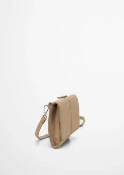 2in1 Crossbody Bag aus fein genarbtem Rindleder