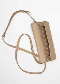 2in1 Crossbody Bag aus fein genarbtem Rindleder