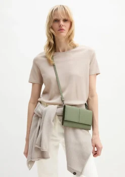 2in1 Crossbody Bag aus fein genarbtem Rindleder