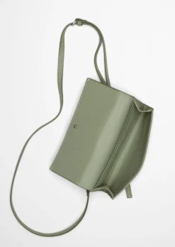 2in1 Crossbody Bag aus fein genarbtem Rindleder