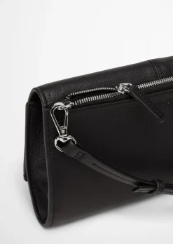 2in1 Crossbody Bag aus fein genarbtem Rindleder