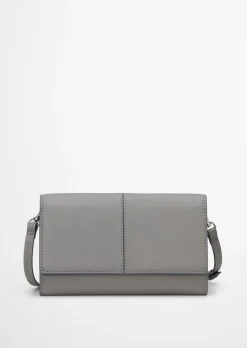 2in1 Crossbody Bag aus fein genarbtem Rindleder