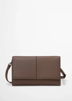 2in1 Crossbody Bag aus fein genarbtem Rindleder