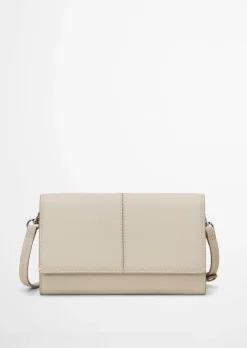 2in1 Crossbody Bag aus fein genarbtem Rindleder