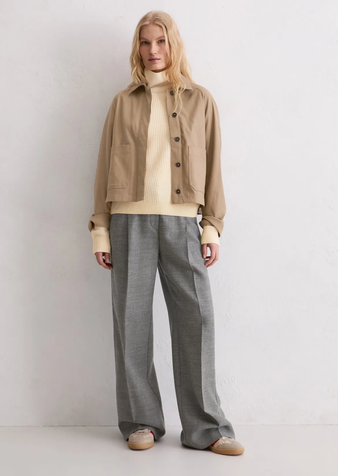 Indoor-Jacke regular mit TENCEL™ Lyocell