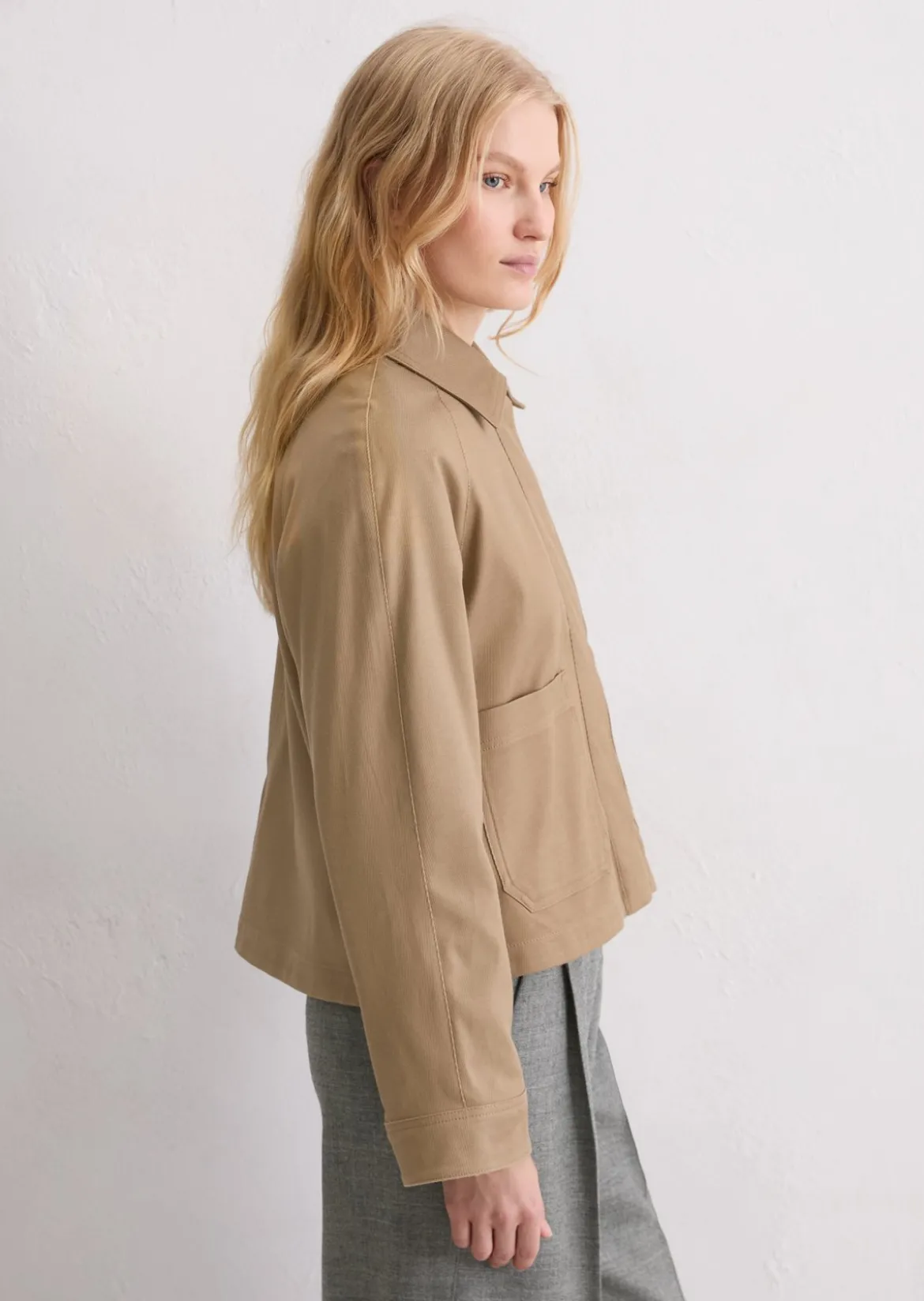 Indoor-Jacke regular mit TENCEL™ Lyocell