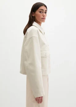 Jacke relaxed aus Garment dyed Baumwolle