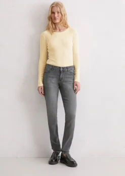 Jeans Model Alby slim aus stretchigem Bio-Baumwolle-Mix