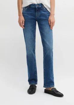 Jeans Model Alby straight aus Bio-Baumwolle-Mix