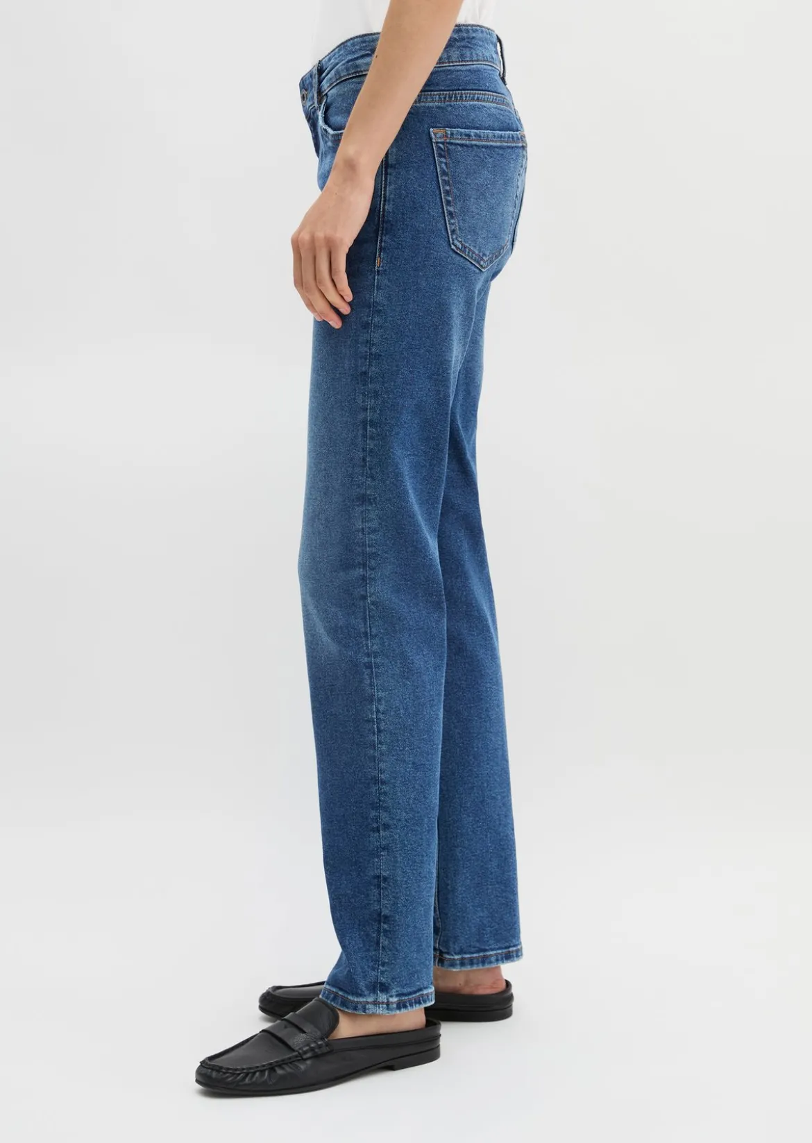 Jeans Model Alby straight aus Bio-Baumwolle-Mix
