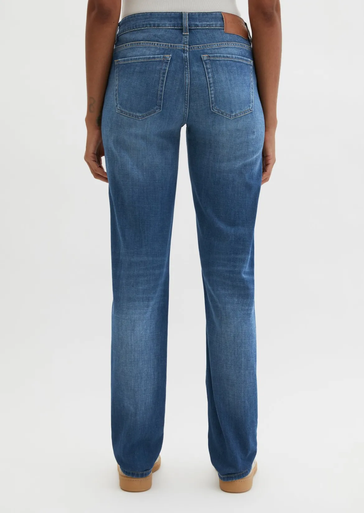 Jeans Model Alby straight aus italienischem Candiani-Denim