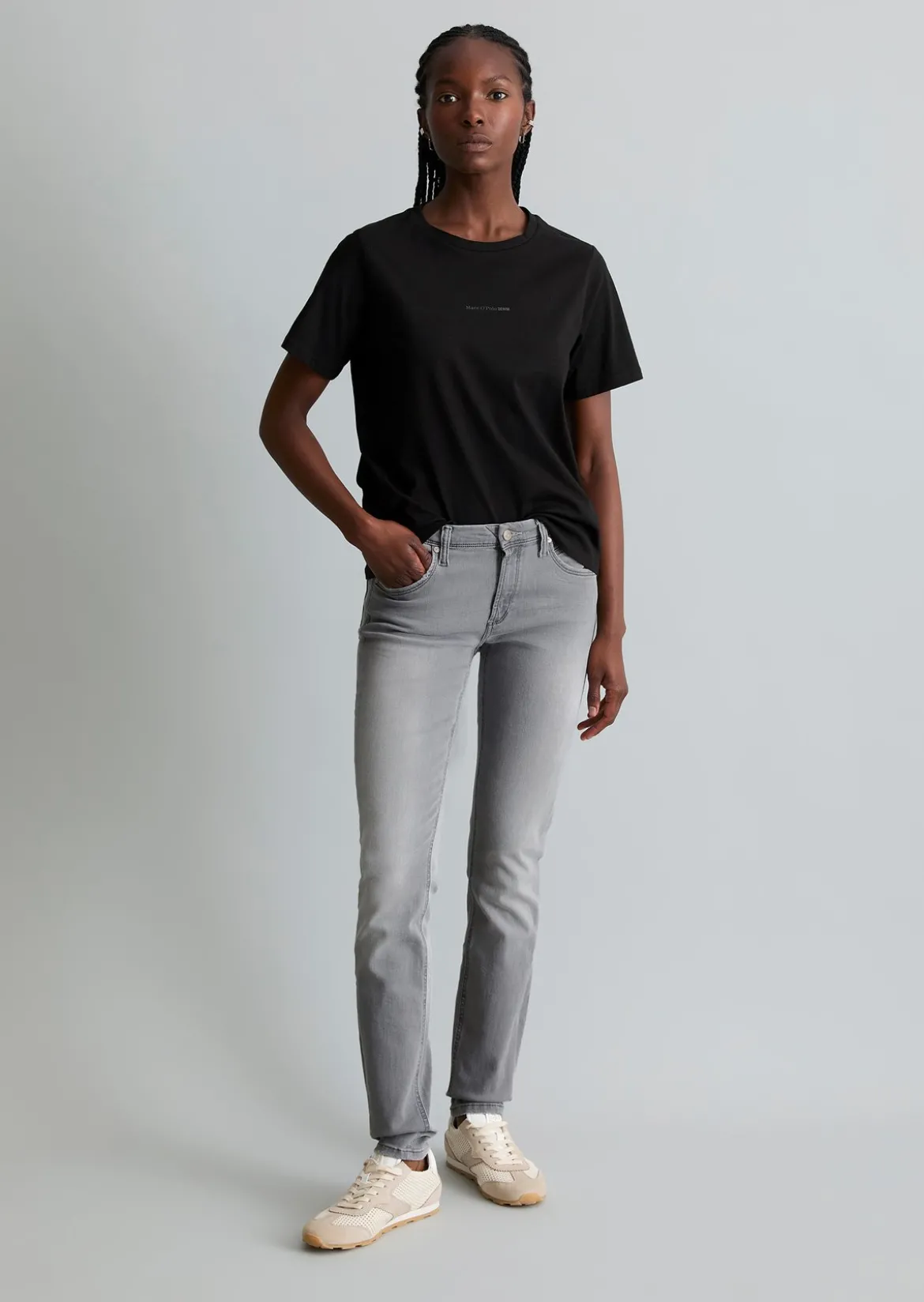 Jeans Model Alva slim aus Organic Cotton-Mix