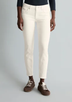 Jeans Model Alva slim cropped aus Organic-Cotton-Lyocell-Stretch