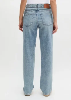 Jeans Model Elin straight aus Rigid Denim ohne Elasthan