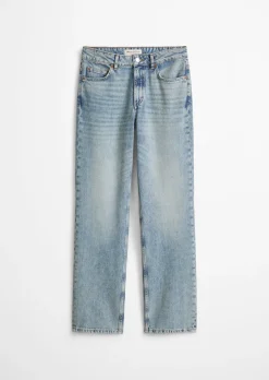 Jeans Model Elin straight aus Rigid Denim ohne Elasthan