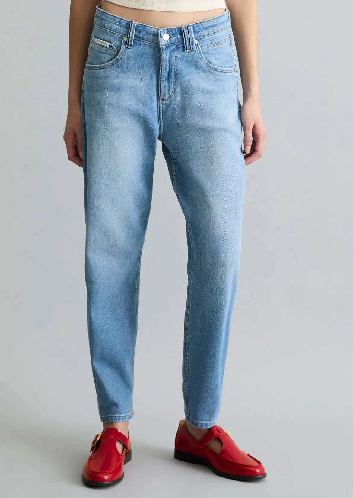 Jeans Model Freja boyfriend ankle-length aus Organic Cotton-Lyocell-Mix