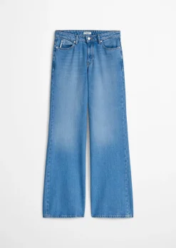 Jeans Model Grethe loose flared aus Lyocell-Mix ohne Stretch