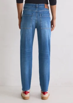 Jeans Model Iva boyfriend cropped aus softem Cashmere Touch Denim