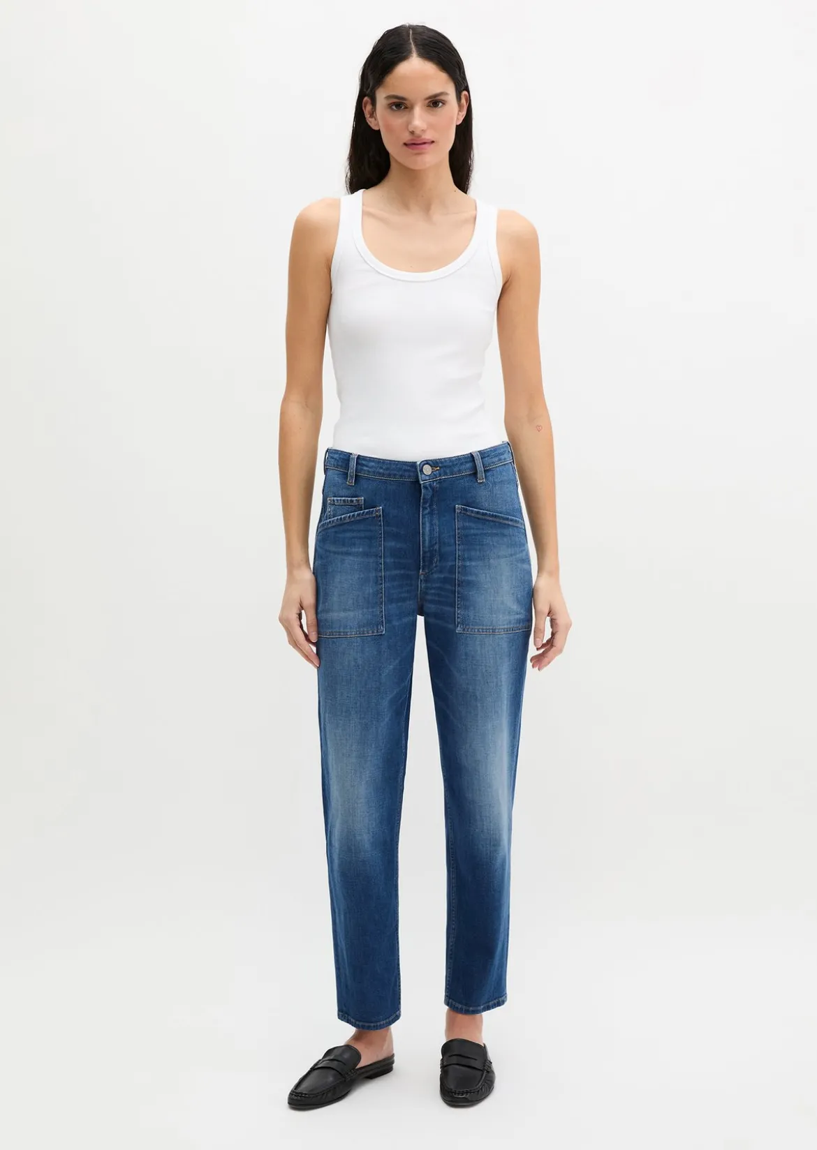 Jeans Model Iva boyfriend aus softem Cashmere Touch Denim