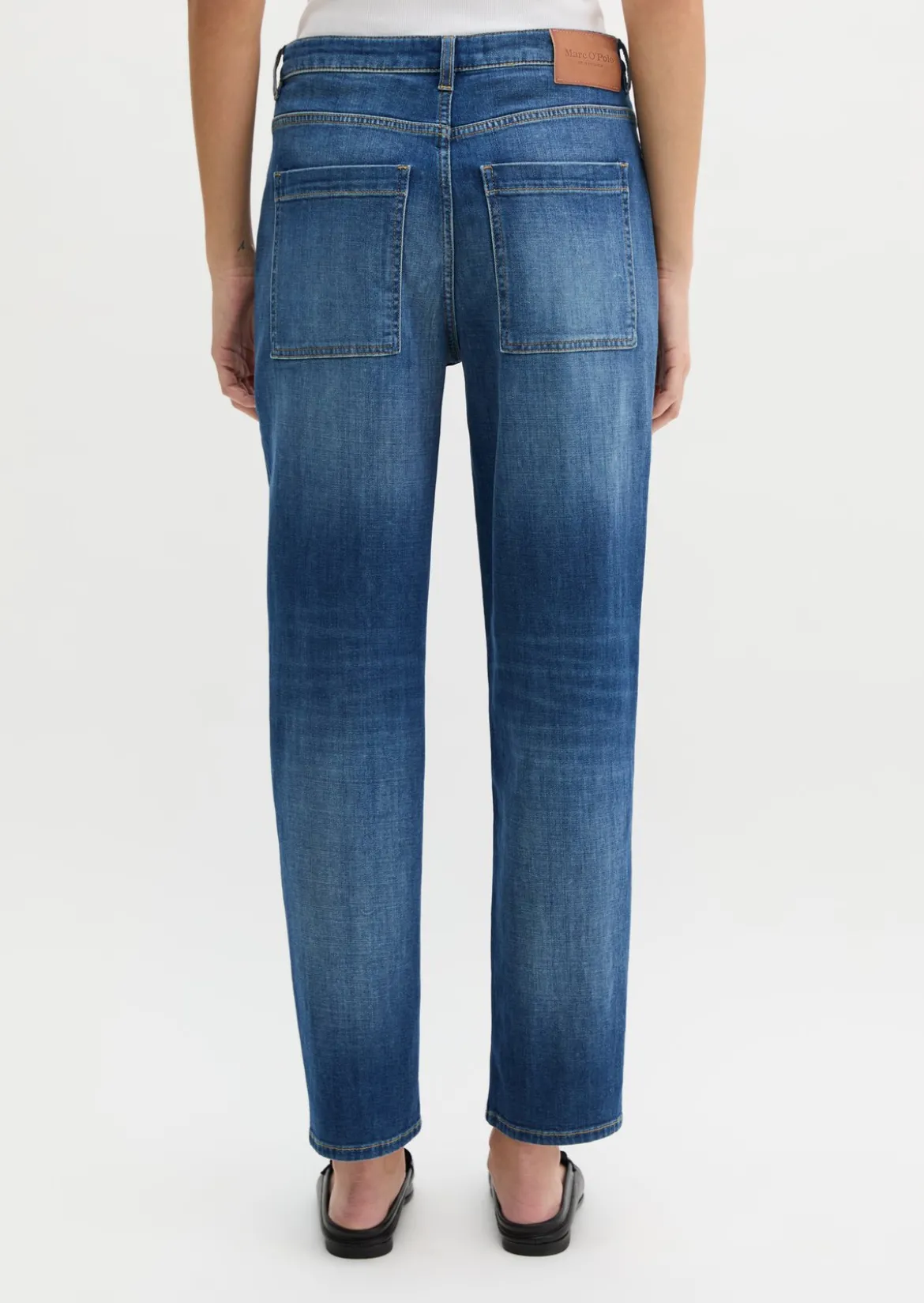 Jeans Model Iva boyfriend aus softem Cashmere Touch Denim