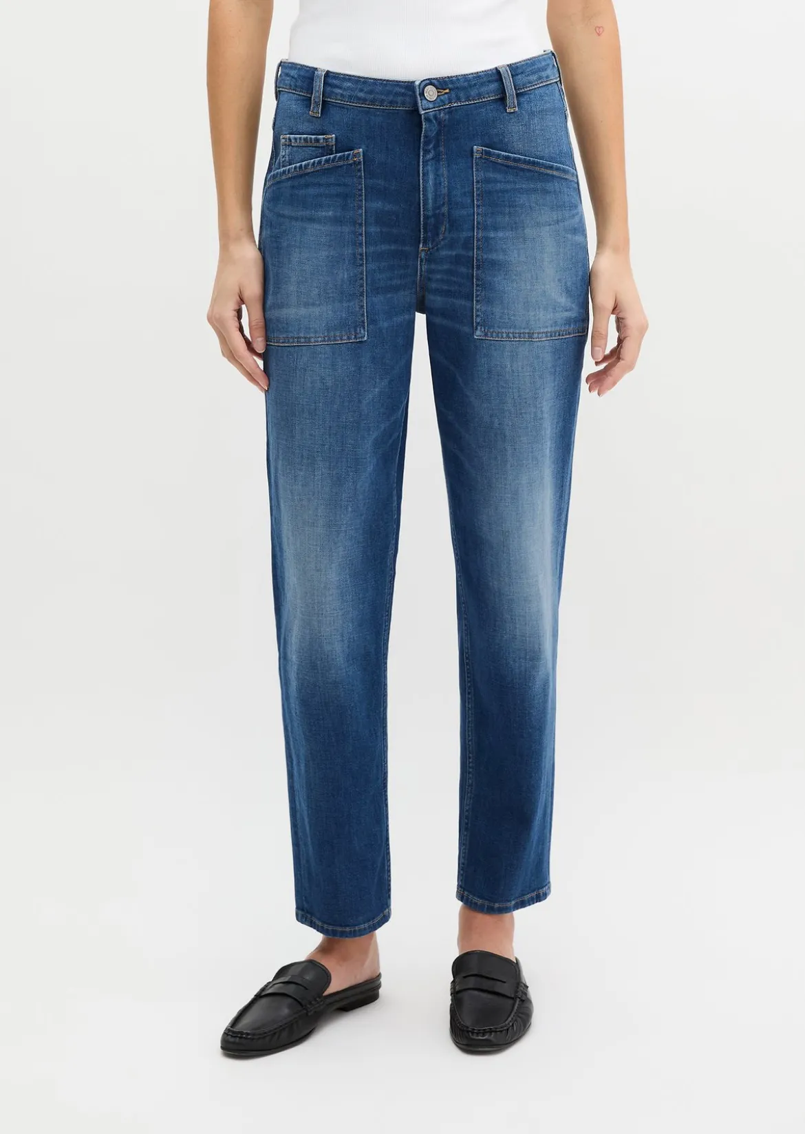 Jeans Model Iva boyfriend aus softem Cashmere Touch Denim