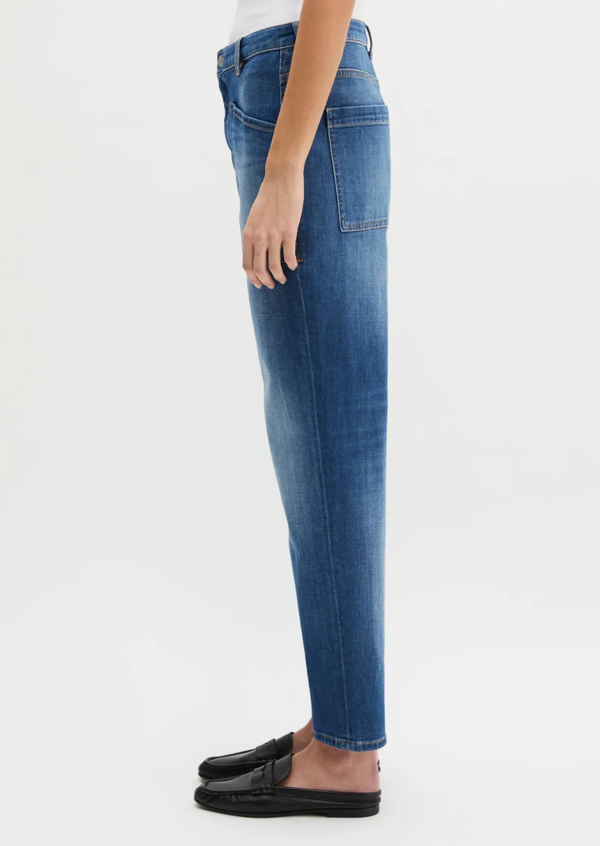Jeans Model Iva boyfriend aus softem Cashmere Touch Denim