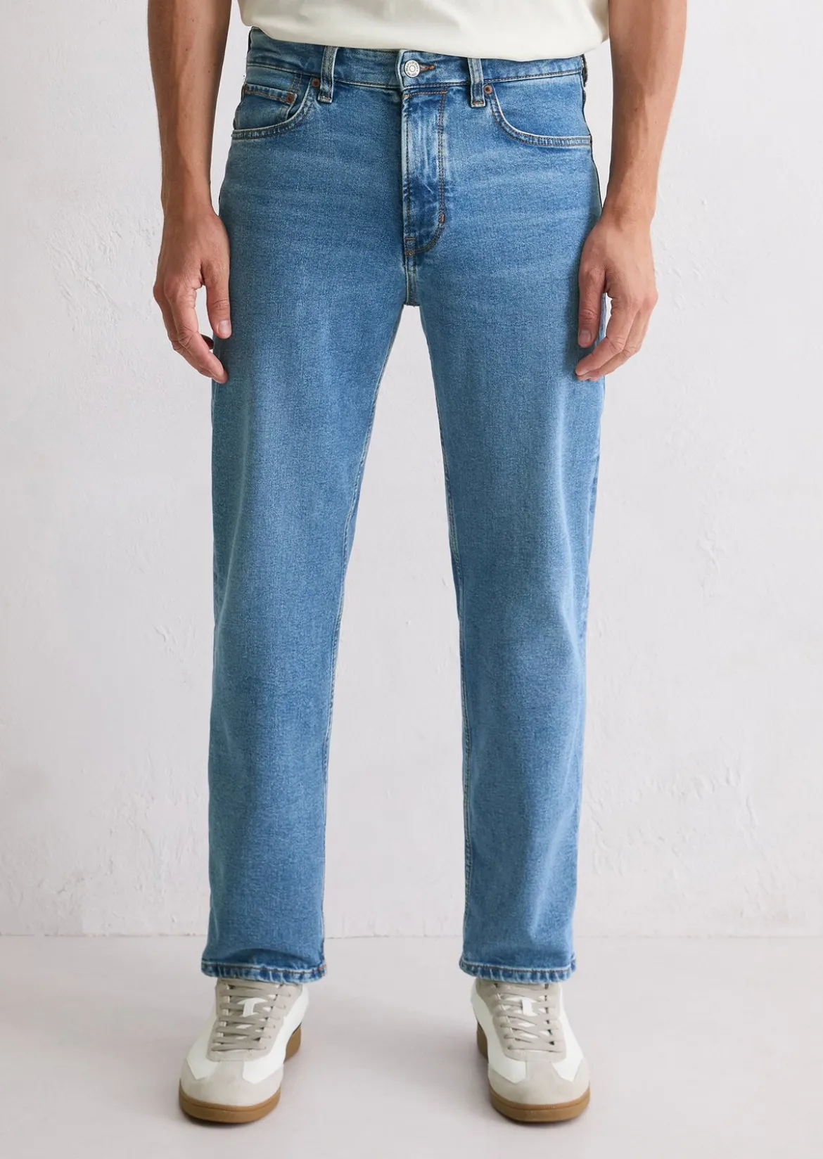 Jeans Model Kalmo straight aus Bio-Baumwoll-Mix