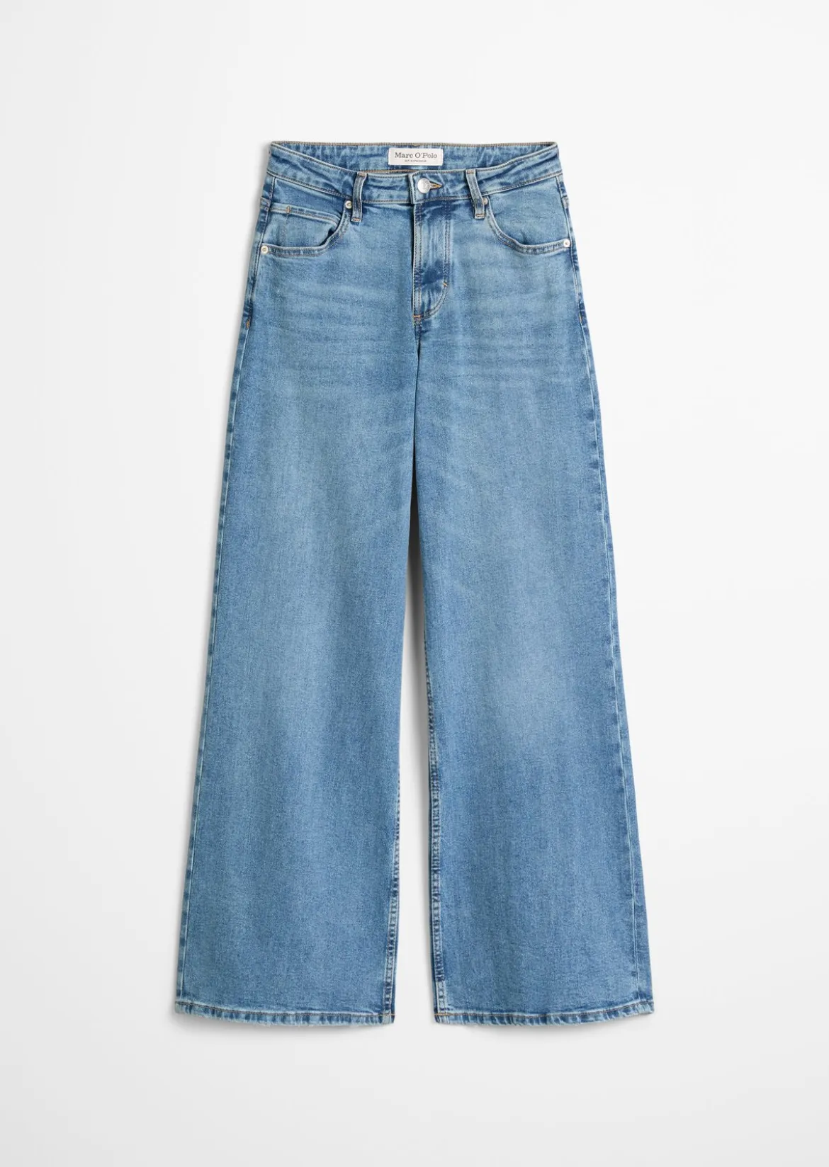 Jeans Model Lania wide aus Organic-Cotton-Polyester-Stretch
