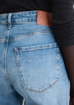 Jeans Model Linde straight cropped aus softem Cashmere Touch Denim