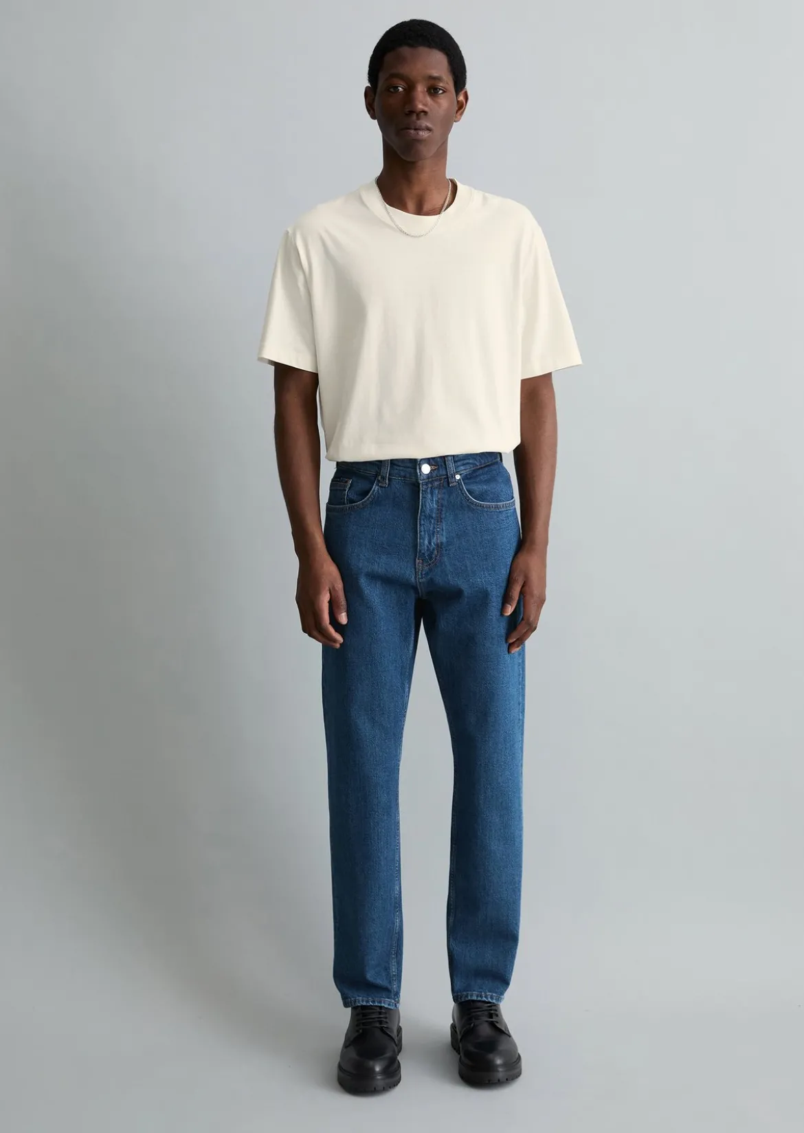 Jeans Model Linus tapered aus Bio-Baumwoll-Mix
