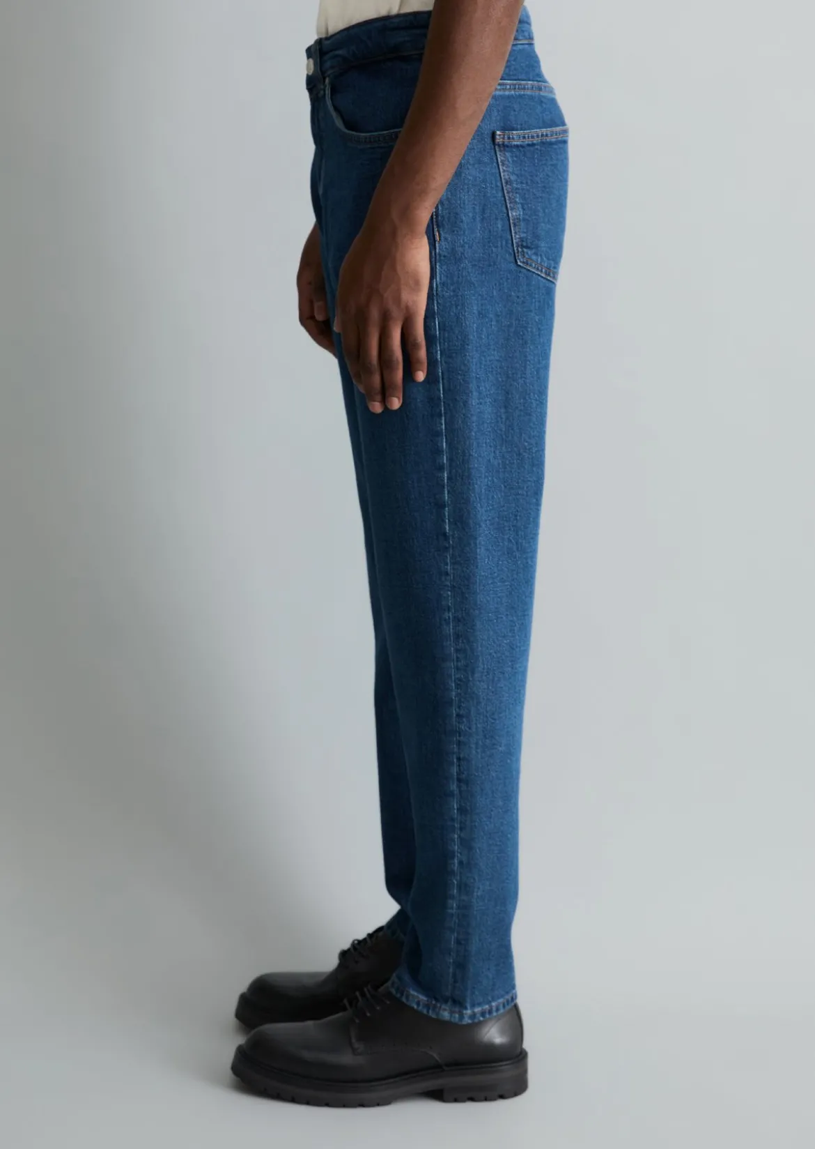 Jeans Model Linus tapered aus Bio-Baumwoll-Mix