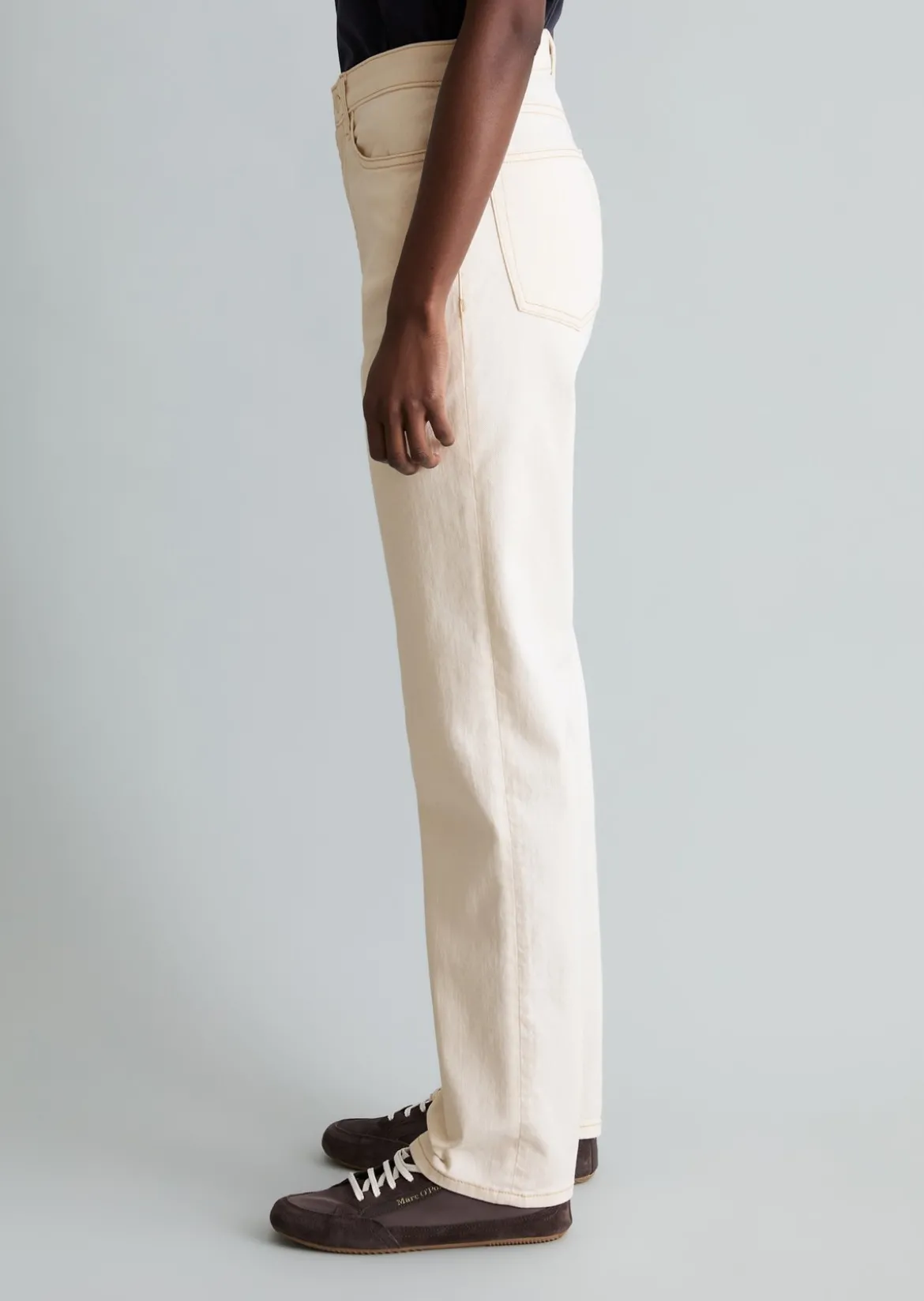 Jeans Model Olina straight aus weichem Left Hand Denim