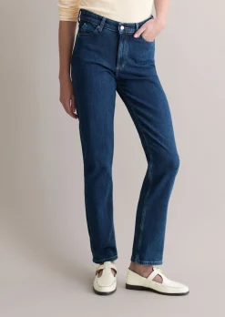 Jeans Model Onna straight aus weichem Organic-Cotton-Lyocell-Stretch