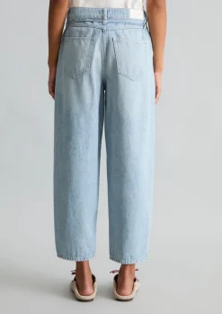 Jeans Model Stine relaxed barrel cropped aus reiner Baumwolle