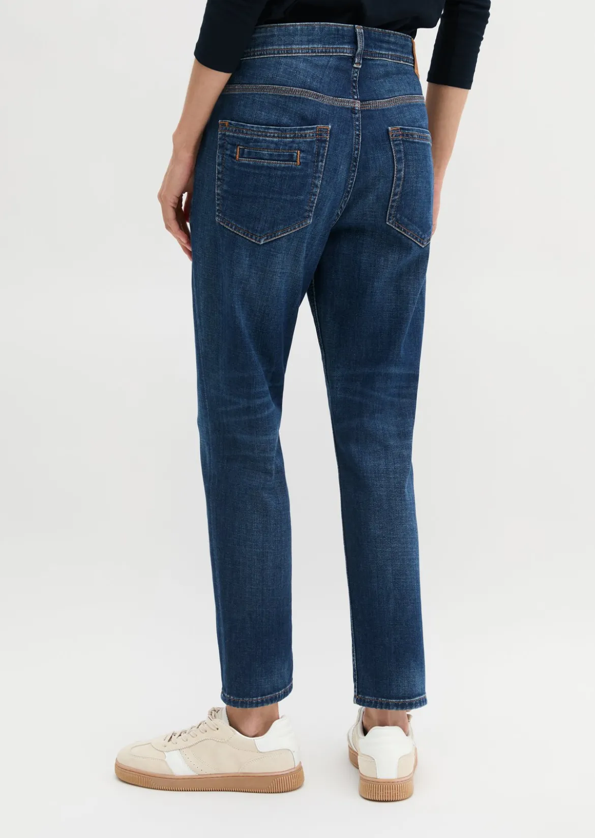 Jeans Model Theda boyfriend aus softem Baumwoll-Stretch