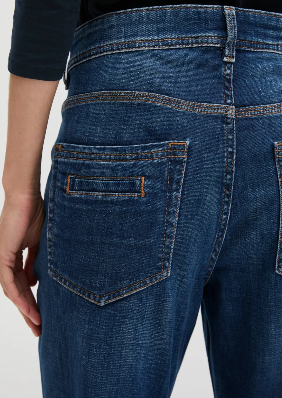 Jeans Model Theda boyfriend aus softem Baumwoll-Stretch