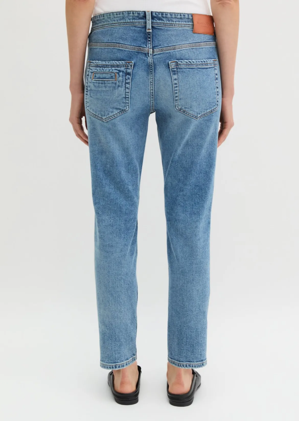 Jeans Model Theda boyfriend aus Bio-Baumwoll-Mix