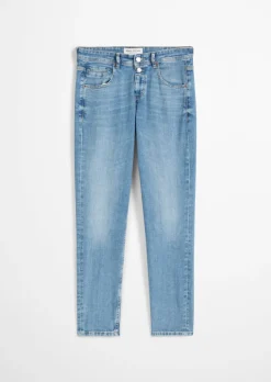 Jeans Model Theda boyfriend cropped mit zwei Knöpfen