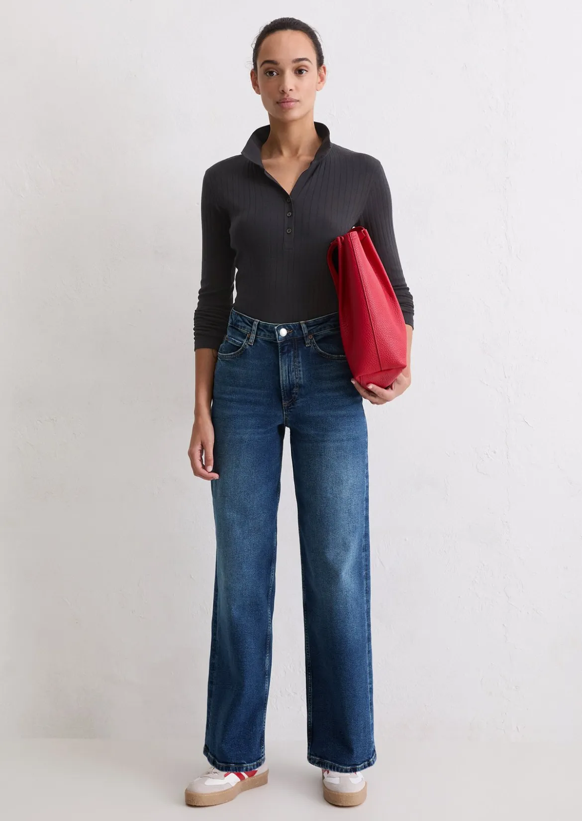 Jeans Model Tolva wide aus Organic-Cotton-Mix-Stretch