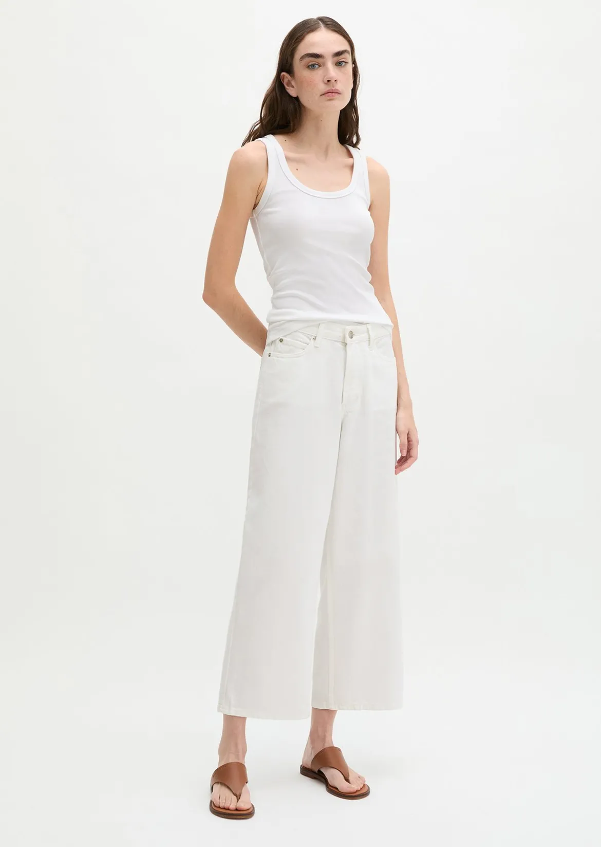 Jeans Model Tolva wide culotte aus Organic-Cotton-Lyocell-Mix