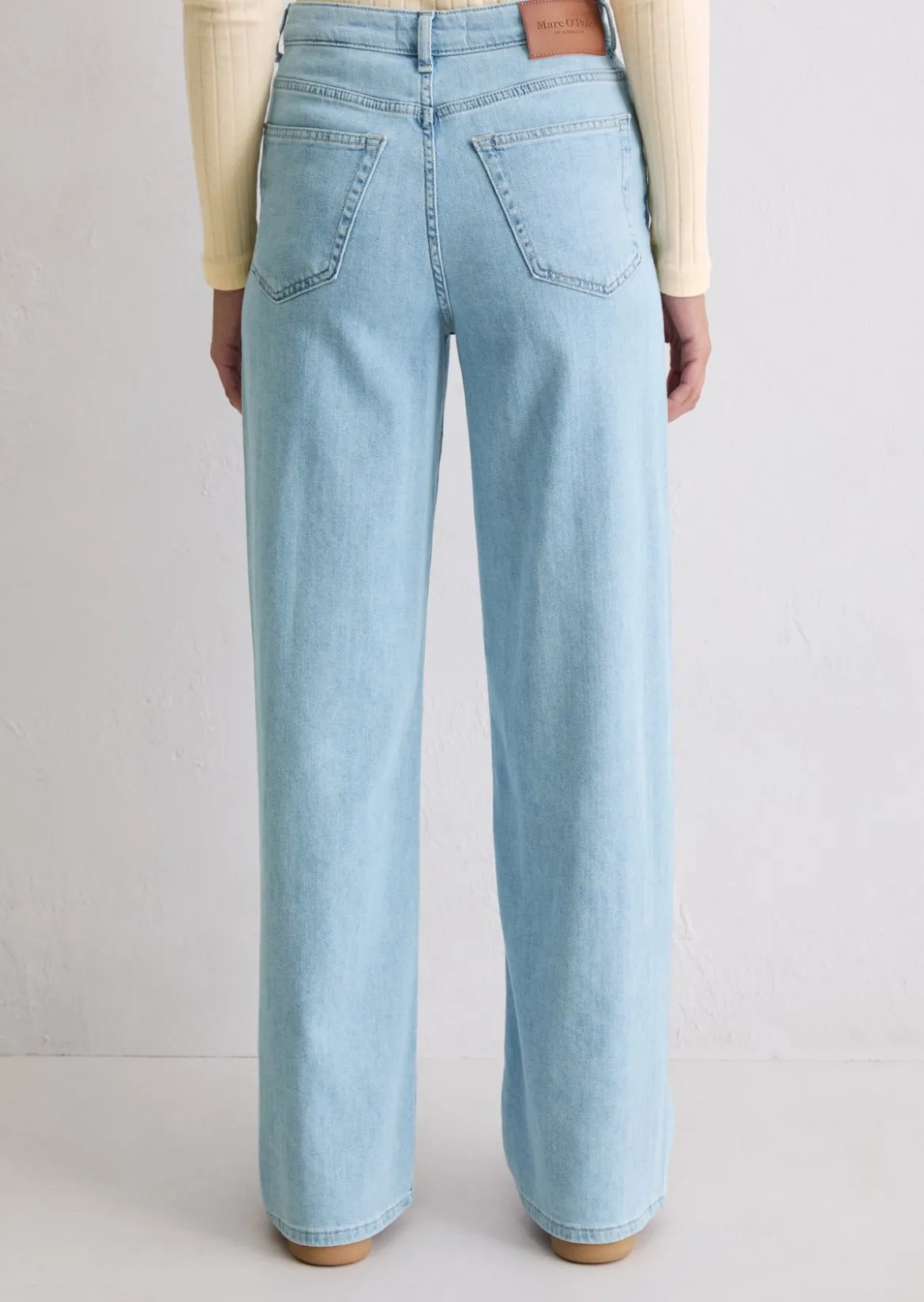 Jeans Model Tolva wide long aus Organic-Cotton-Stretch-Mix