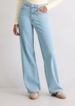 Jeans Model Tolva wide long aus Organic-Cotton-Stretch-Mix